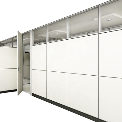 EUROPEAN Aluminum Framed Glass Door Fixed Aluminum Partition Wall For Front Entrance